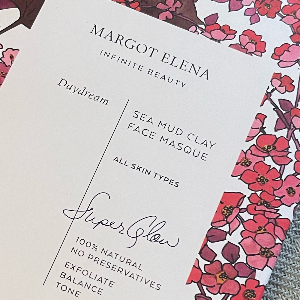 Sea Mud Clay Face Masque from Infinite Beauty via Margot Elena, new in box.